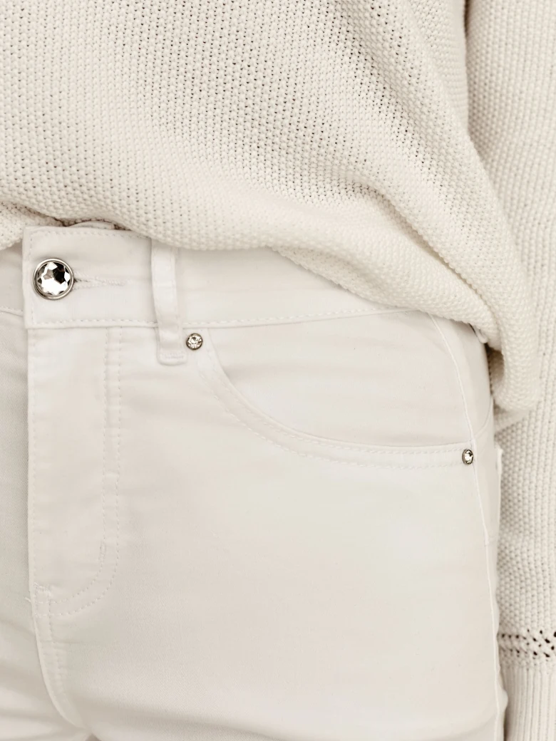 HIGH WAIST WHITE PANTS