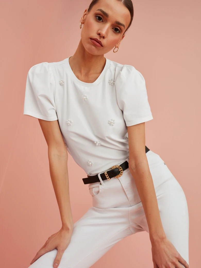 WHITE SKINNY JEANS