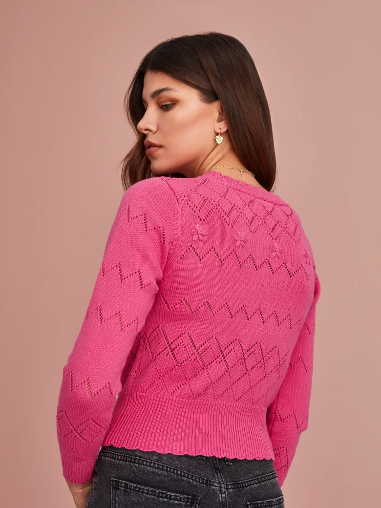 PINK CARDIGAN