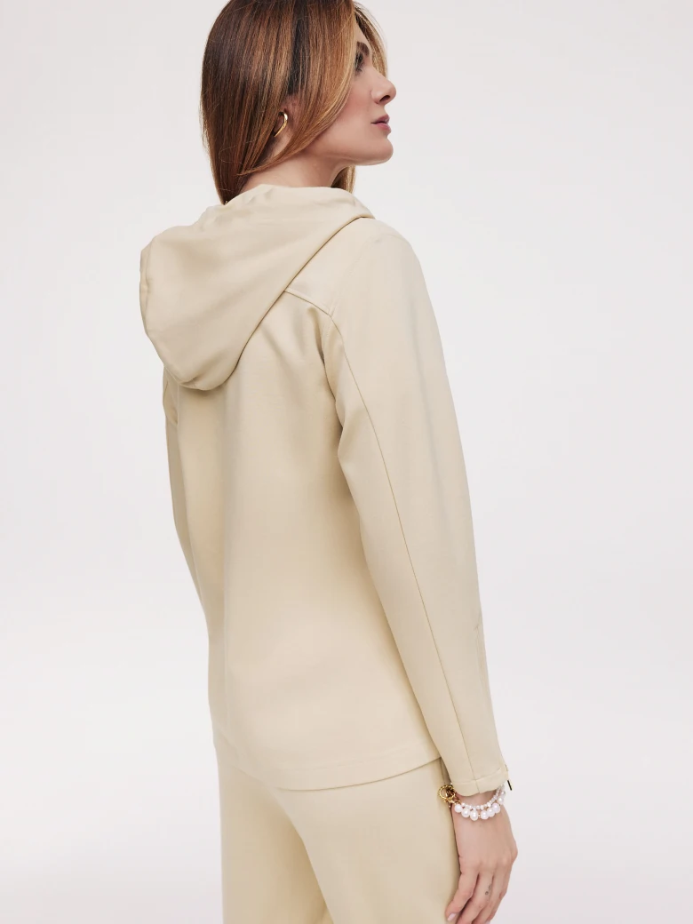 Beige hoodie