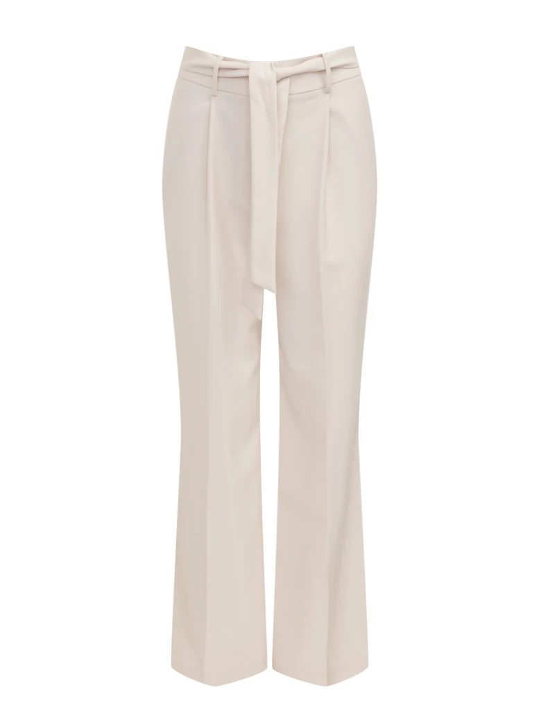 Loose beige viscose pants