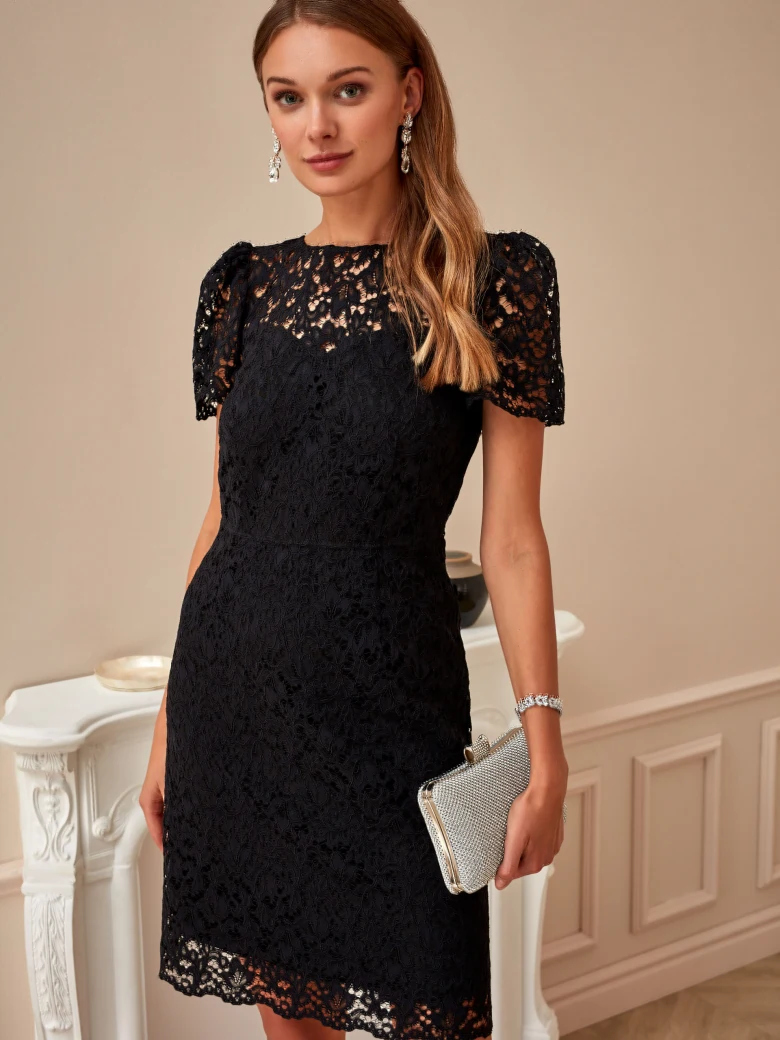 BLACK LACE DRESS