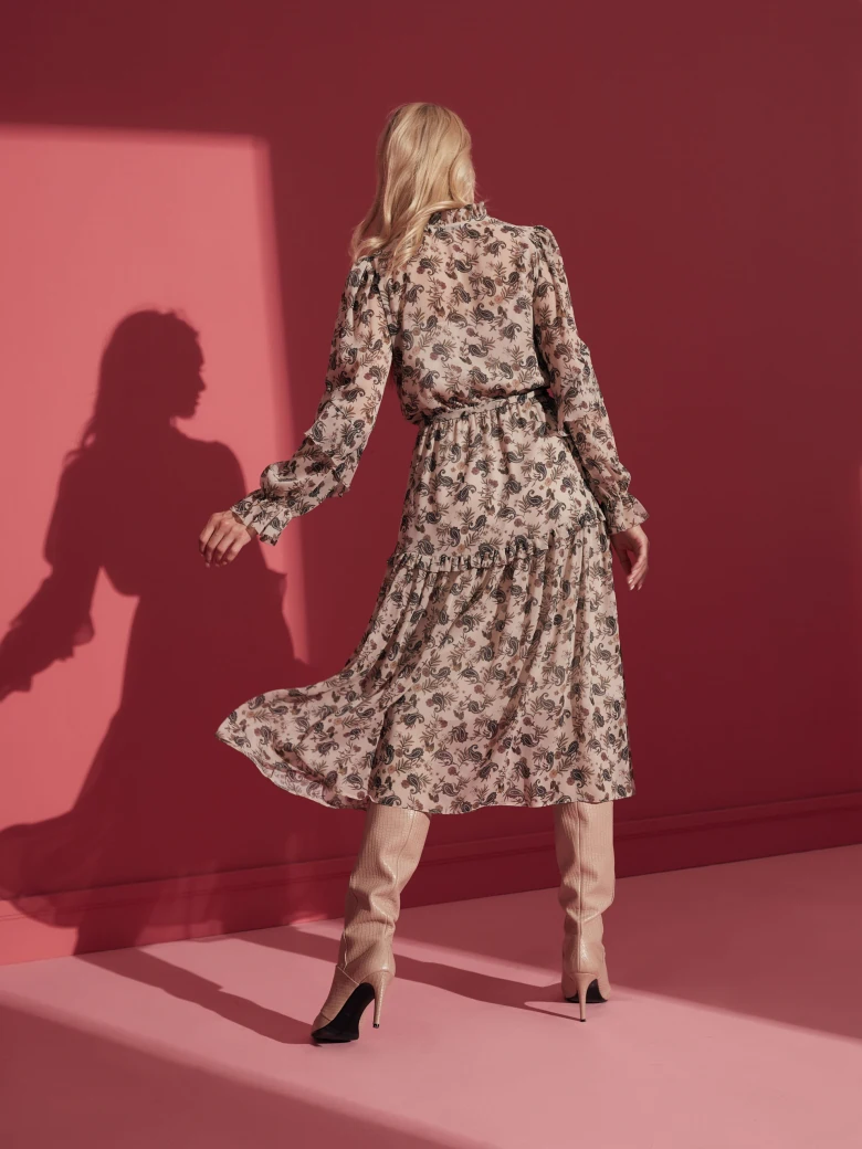 PATTERNED MAXI DRESS