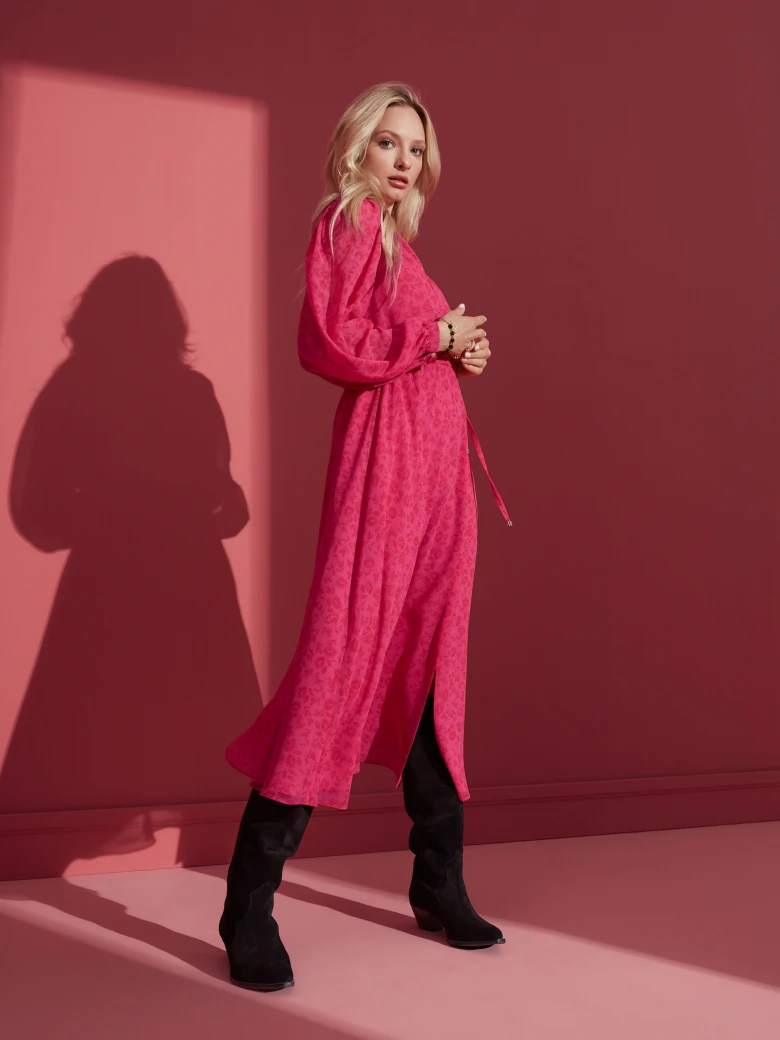 PINK PRINT DRESS
