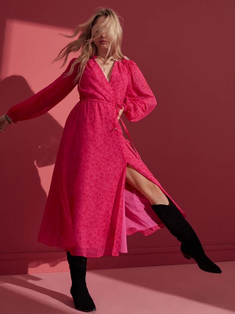 PINK PRINT DRESS