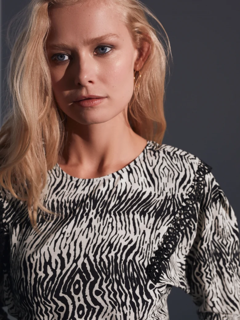 ZEBRA PATTERN DRESS