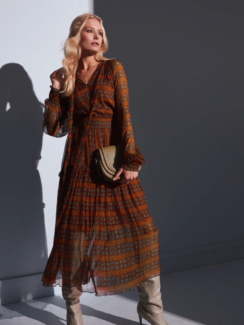 SILK MAXI DRESS