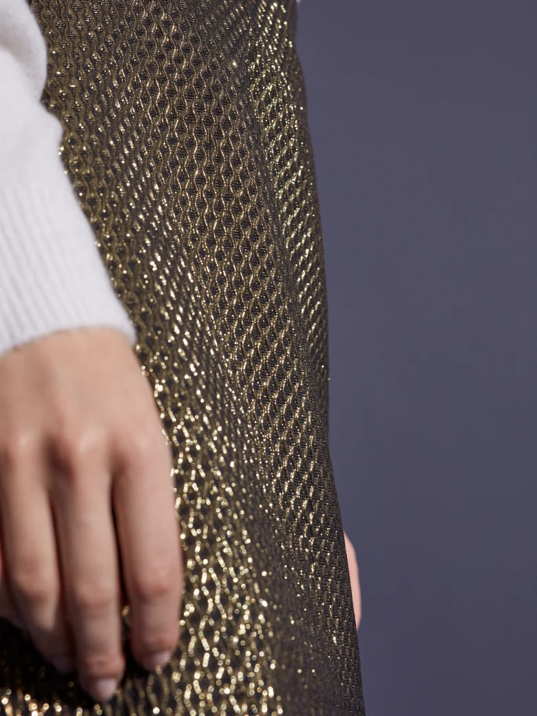 GOLD SHORT SKIRT