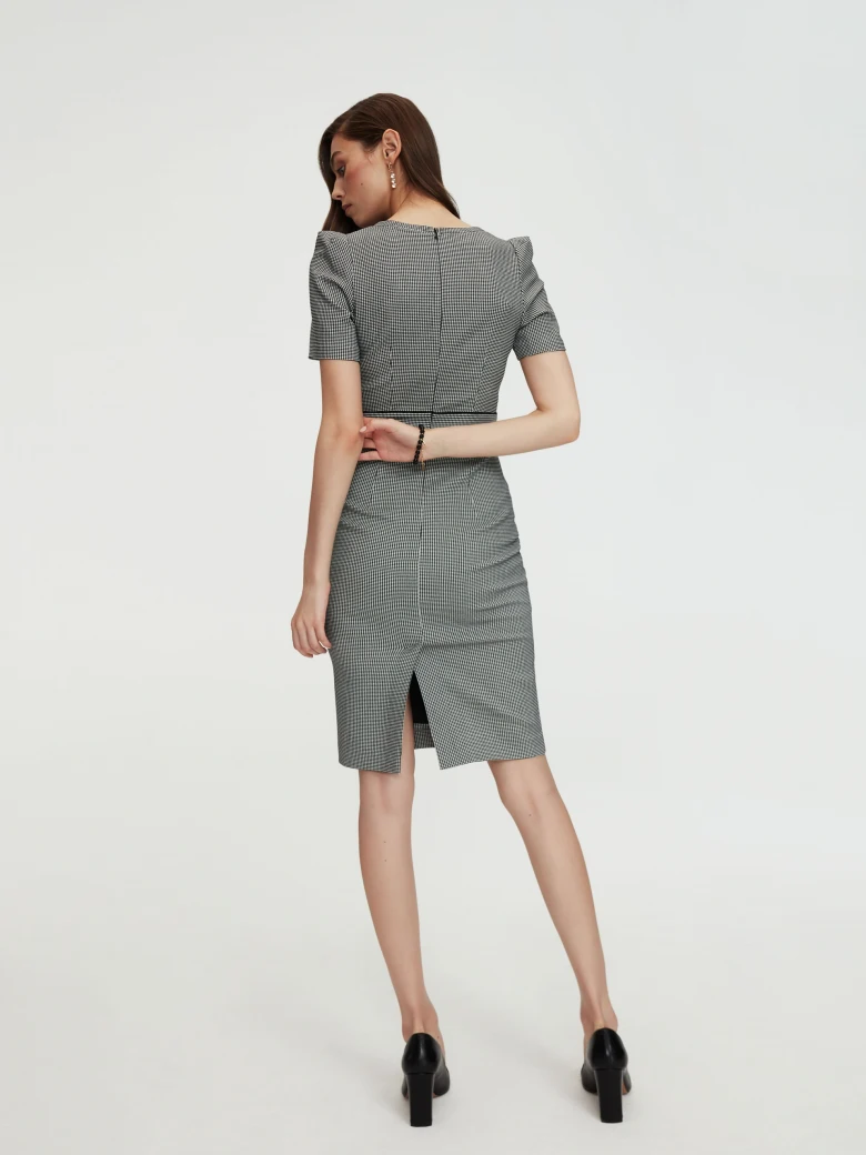 Houndstooth dress