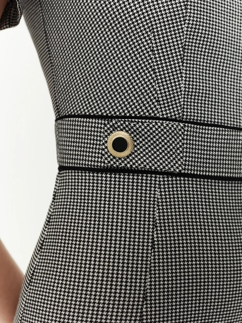 Houndstooth dress