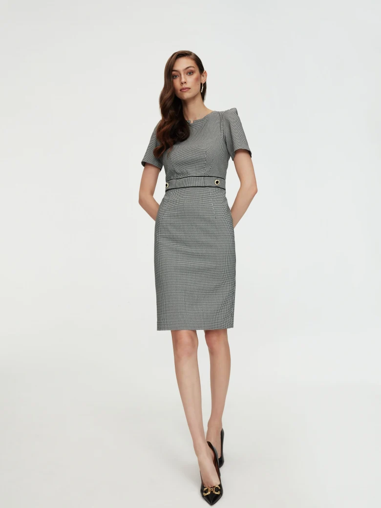 Houndstooth dress