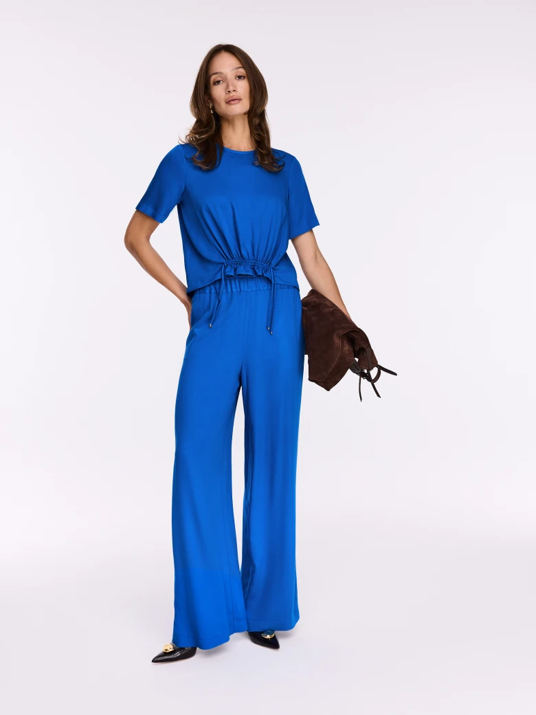 Cobalt blouse