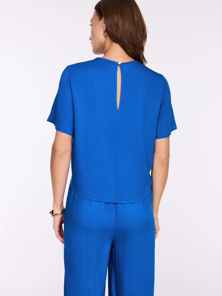 Cobalt blouse