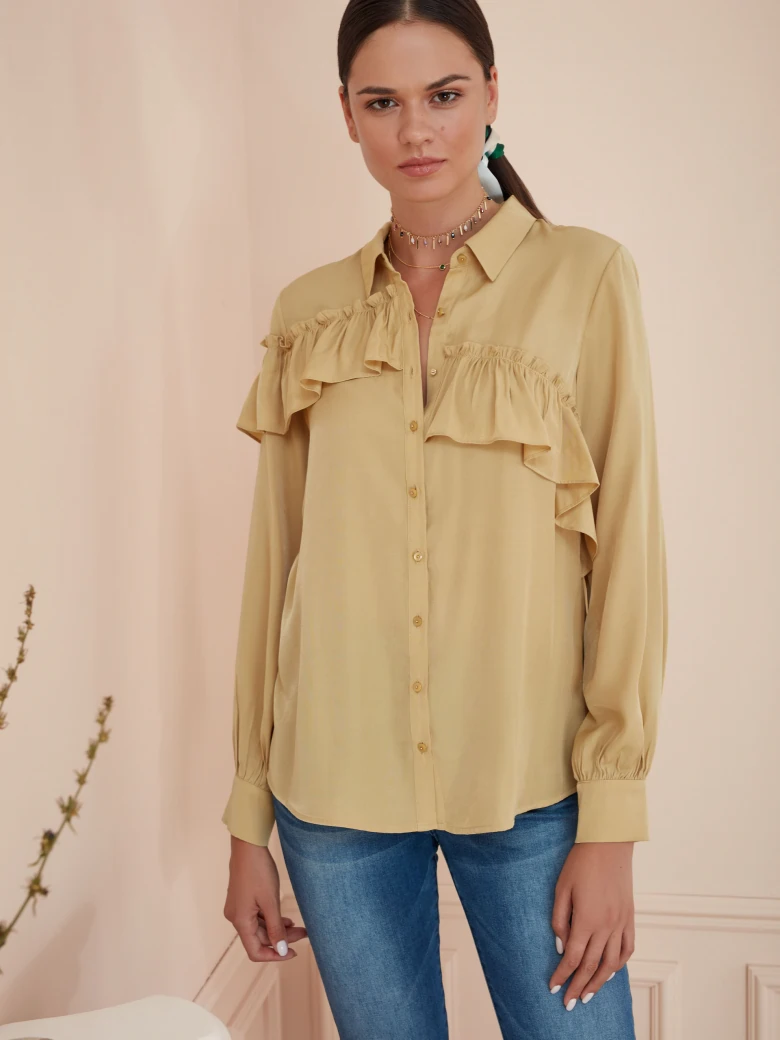 ROMANTIC BLOUSE WITH LONG SLEEVES