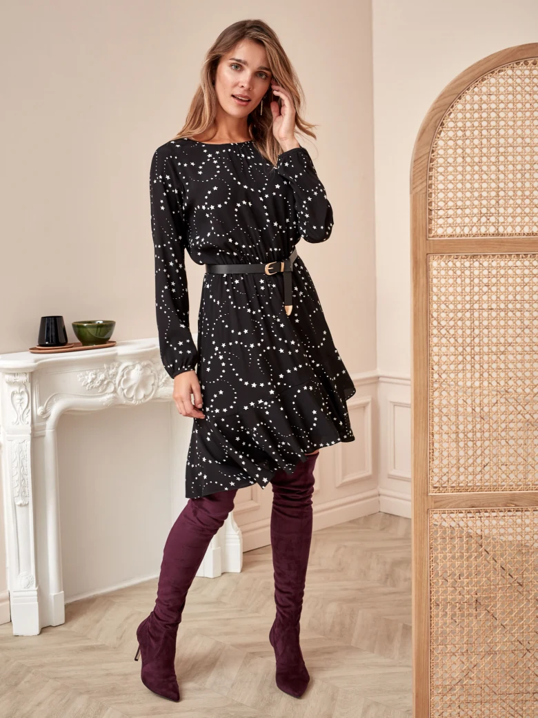 STAR PATTERN DRESS