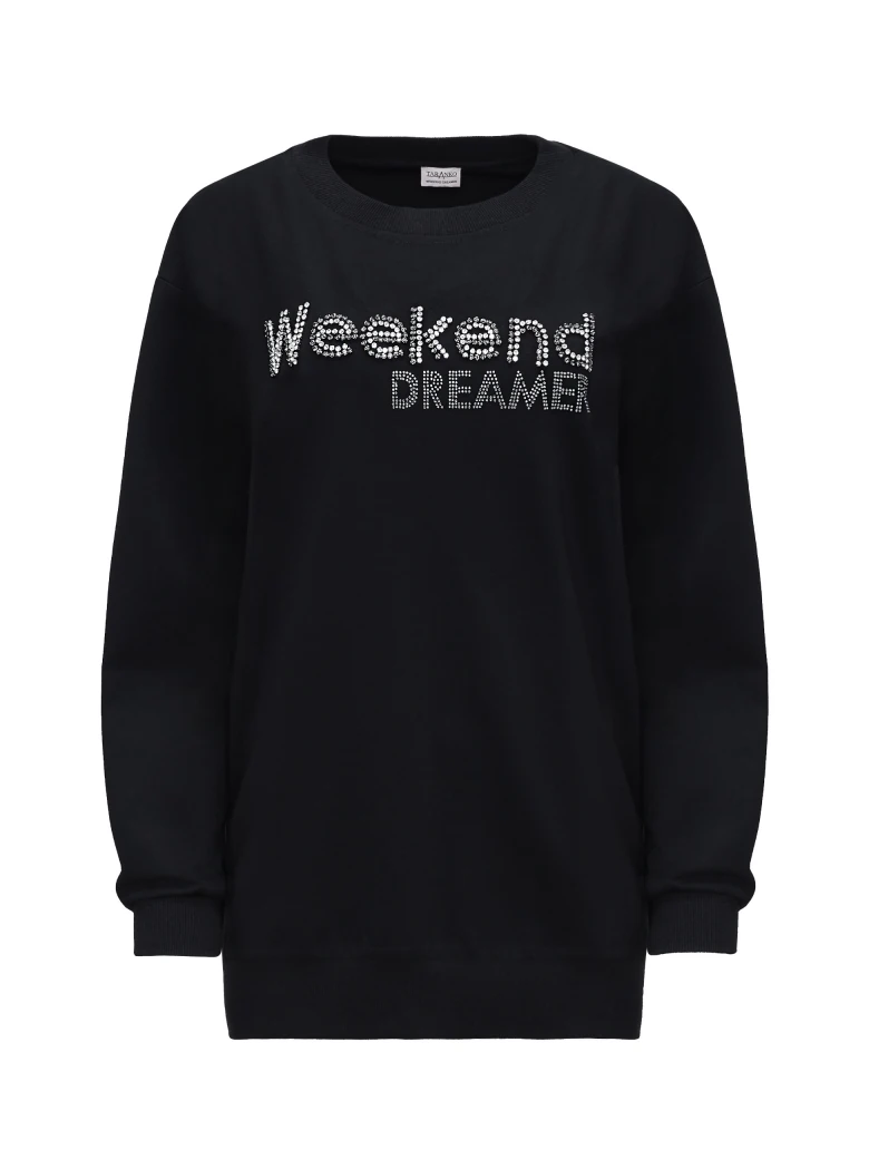 Black oversize sweatshirt