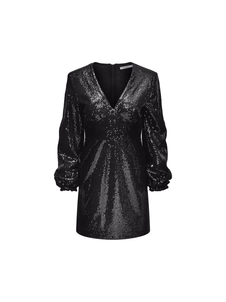 BLACK SHINY DRESS