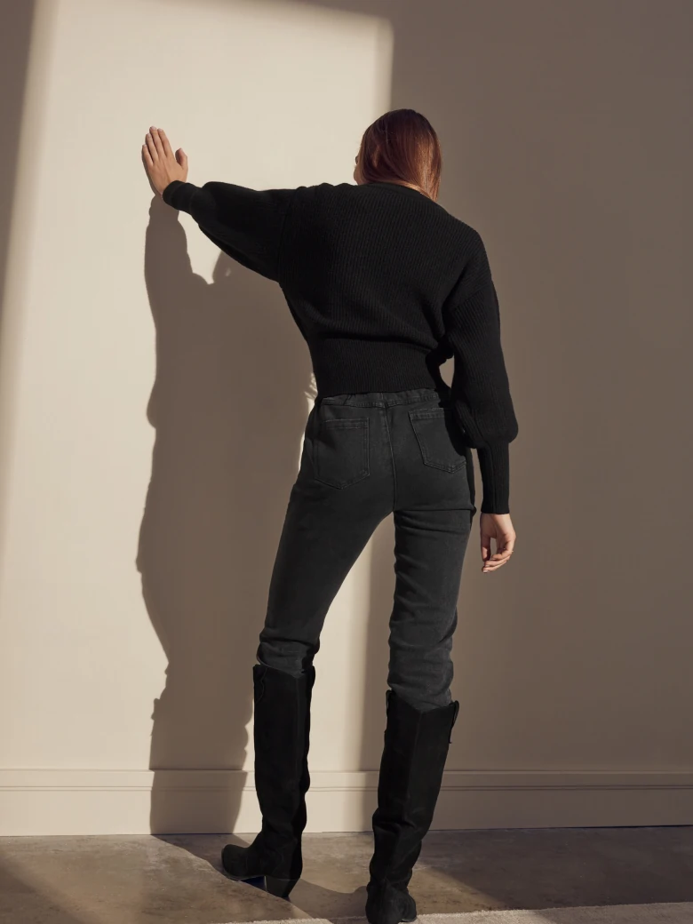 GRAPHITE DENIM PANTS