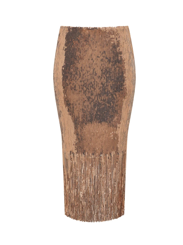 LONG FRINGED SKIRT