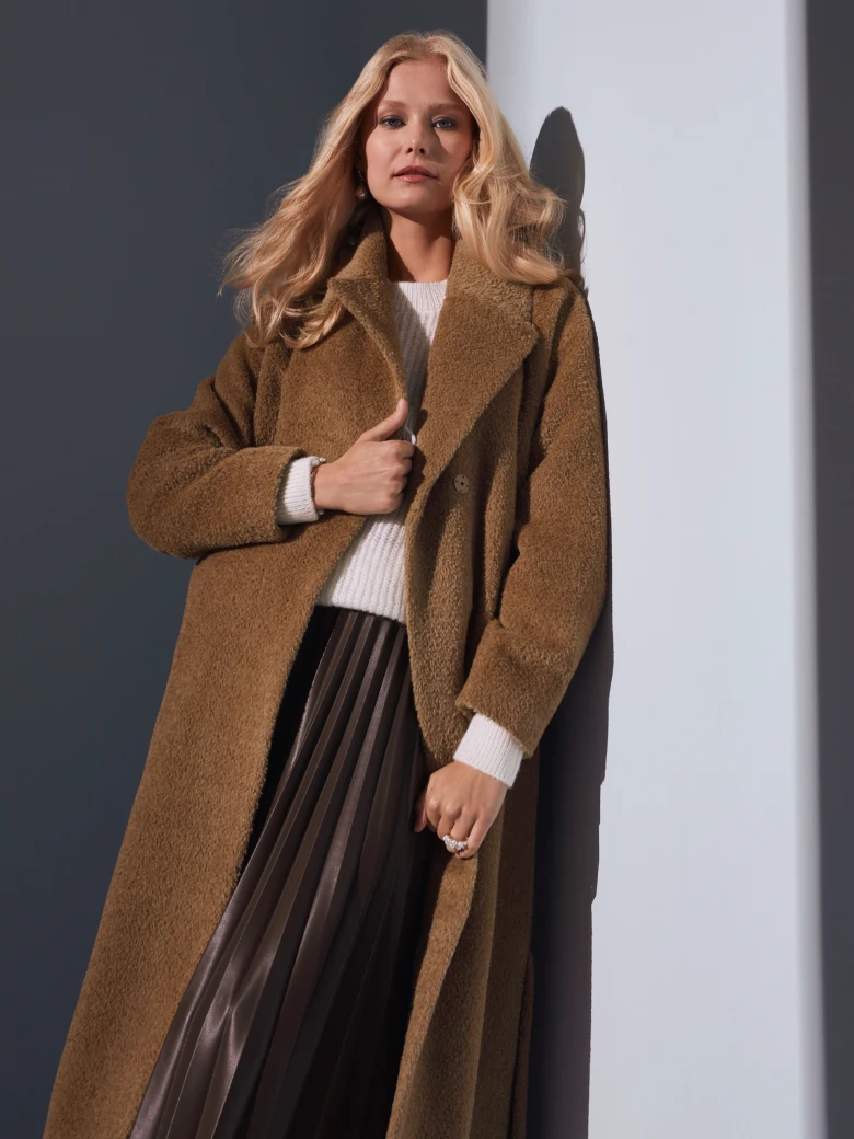 BROWN MAXI SKIRT