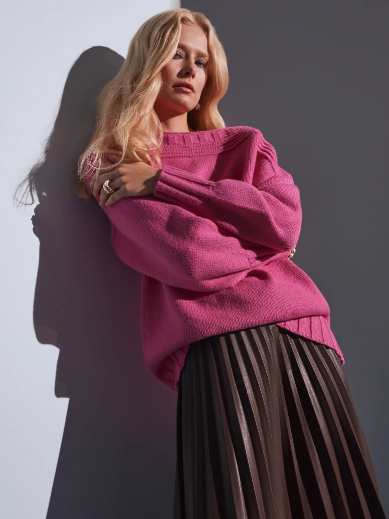PINK OVERSIZE SWEATER