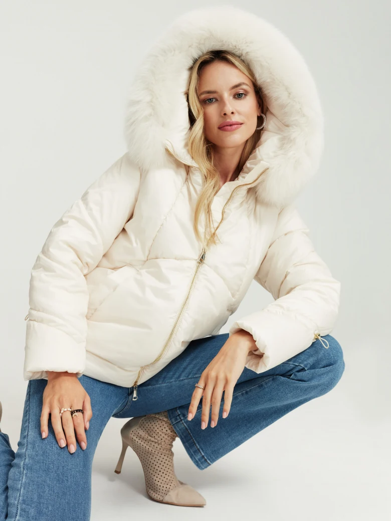 Light jacket with hood