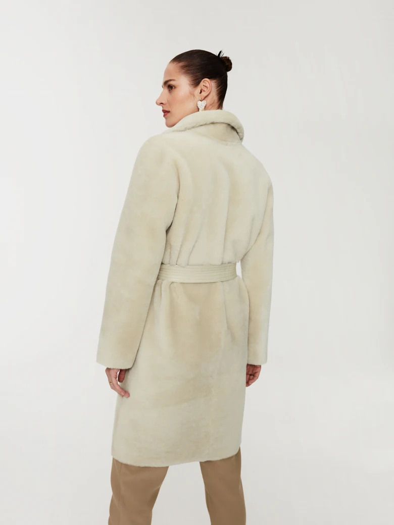 Merino robe coat