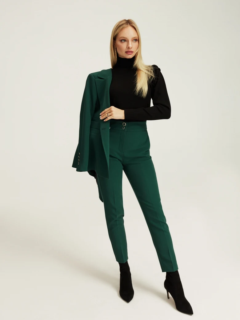 Black sweater with buff sleeves