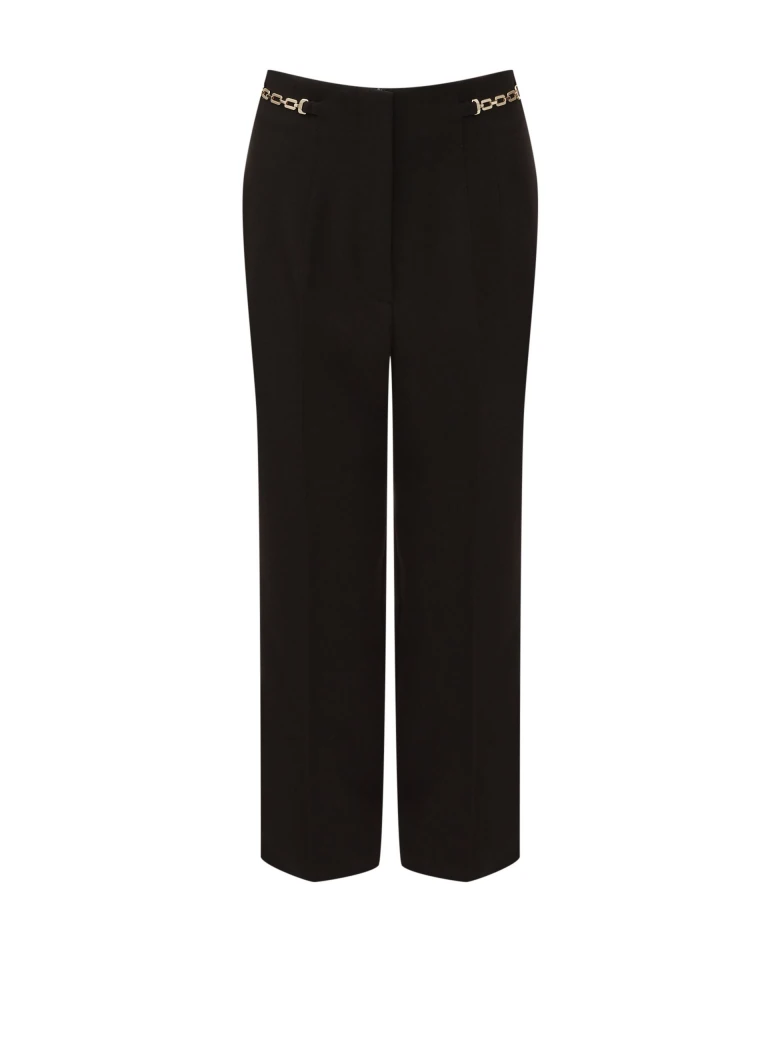 Black high-waisted pants