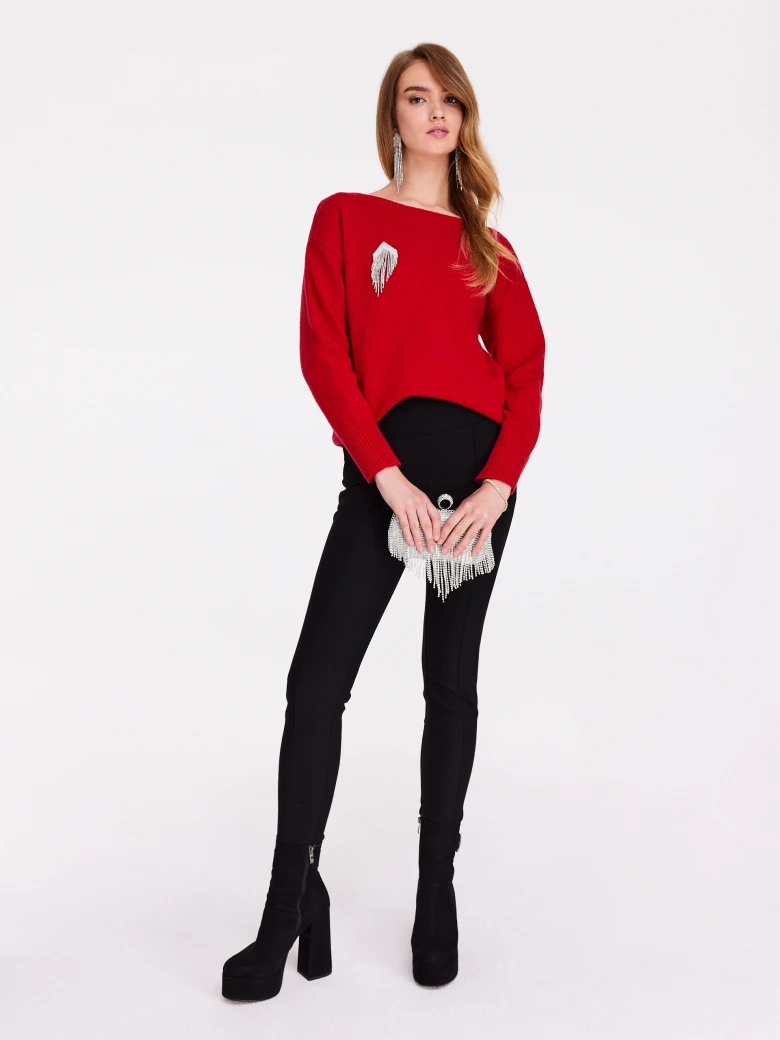 Red sweater