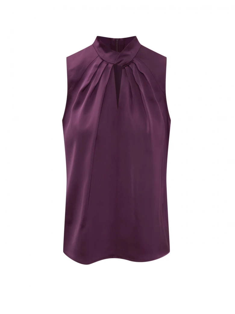 Elegant burgundy blouse