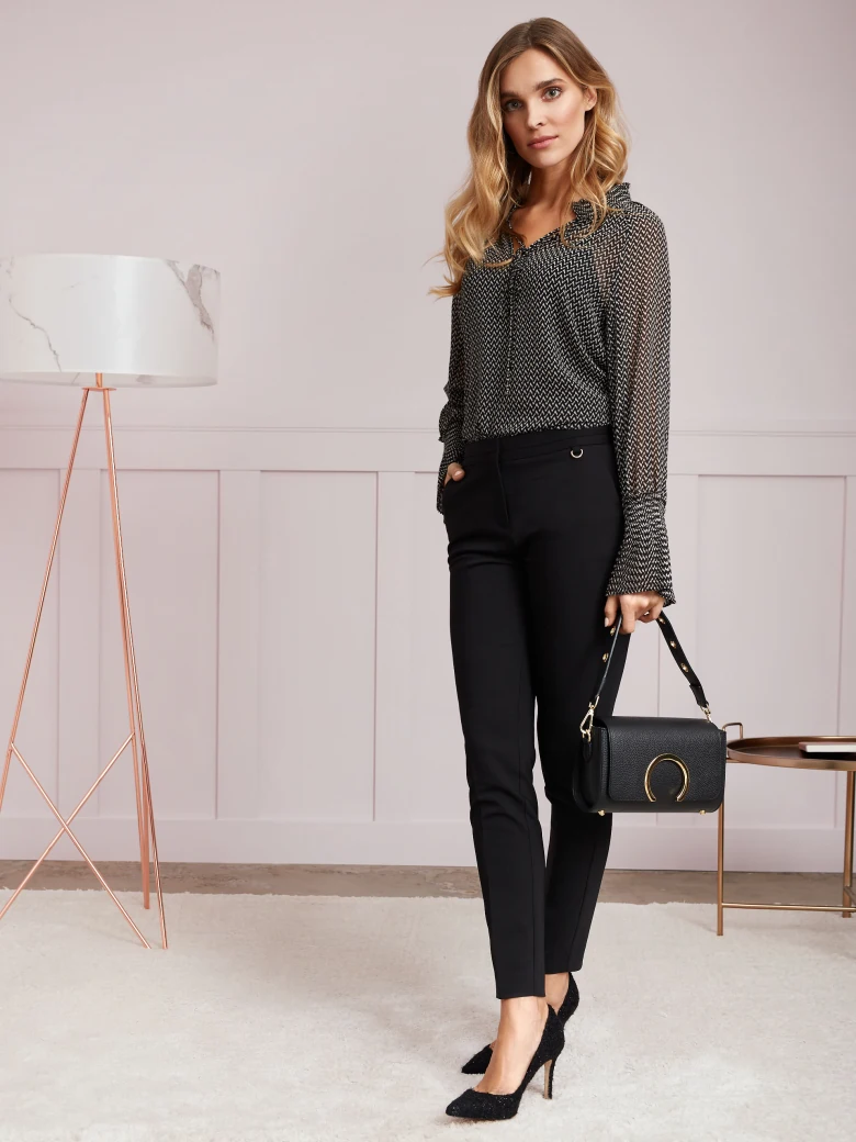 ETHEREAL BLOUSE WITH BINDING