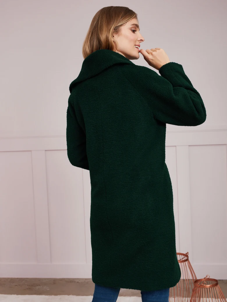 COAT WITH WOOL AND ALPACA