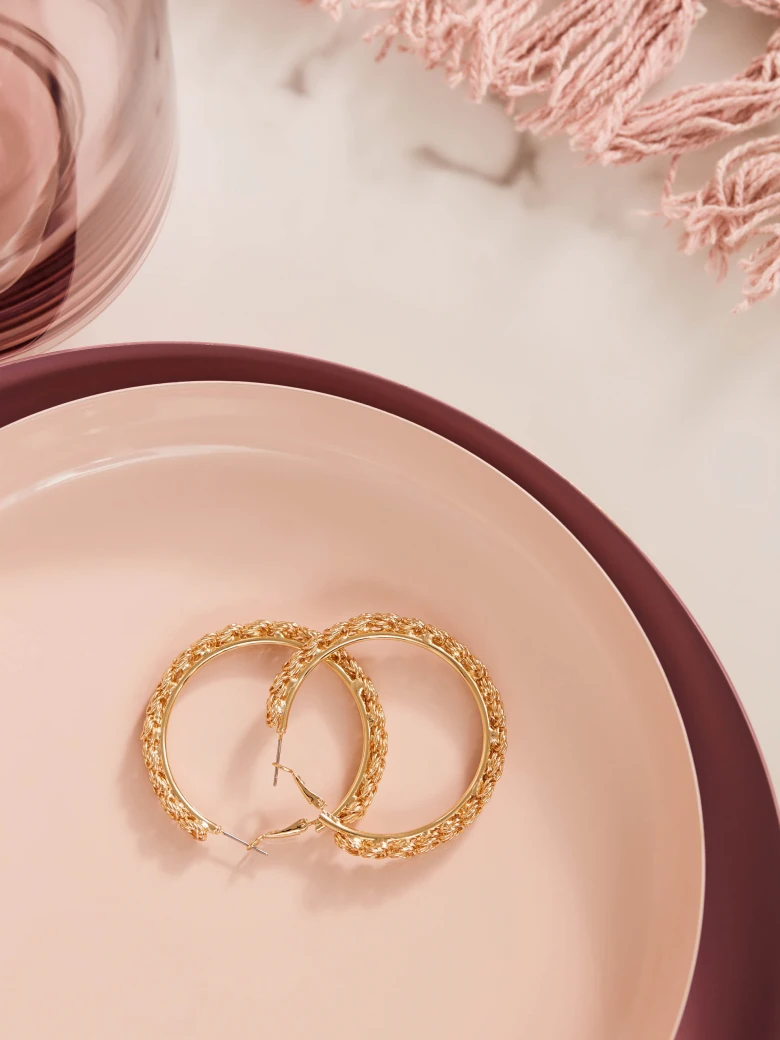 LARGE CIRCLE EARRINGS