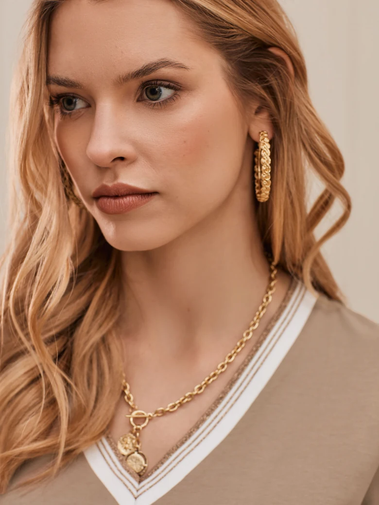 LARGE CIRCLE EARRINGS