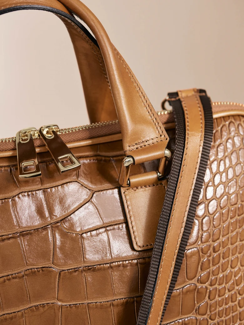 BROWN LEATHER BRIEFCASE