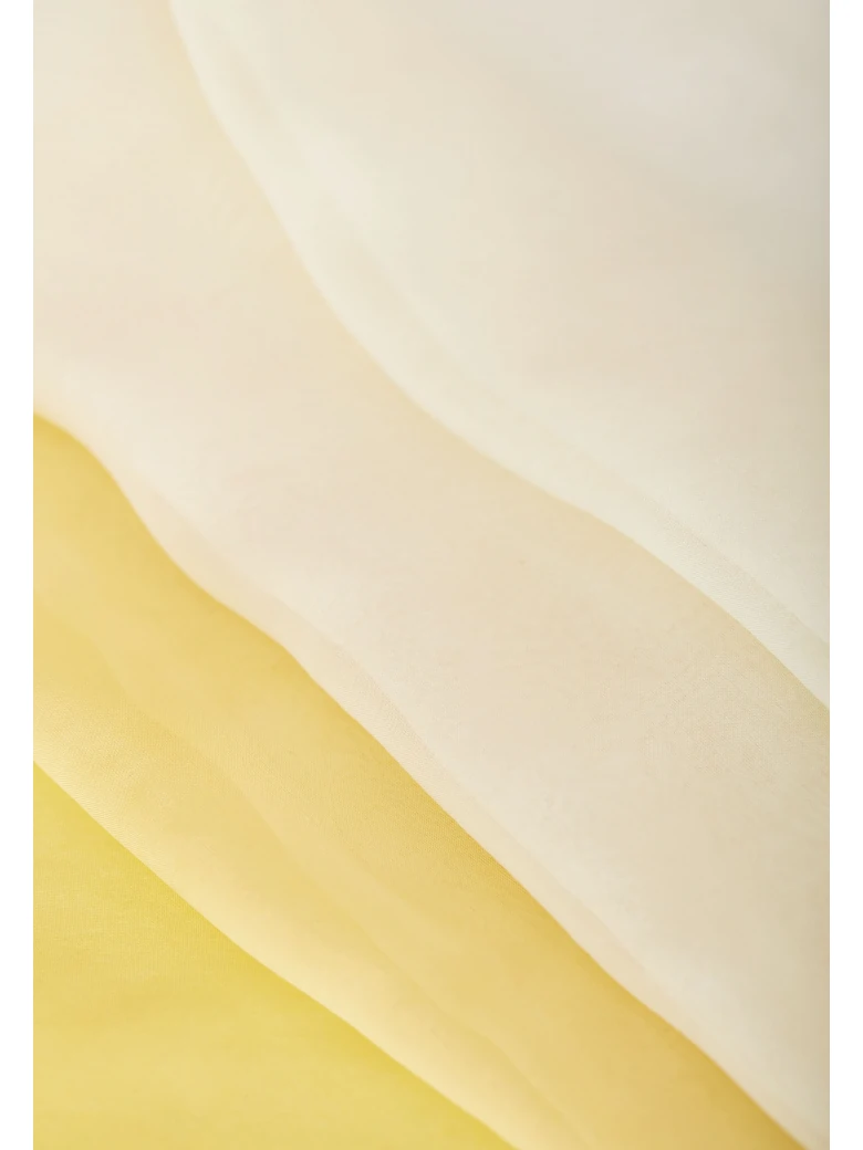 YELLOW SILK SCARF