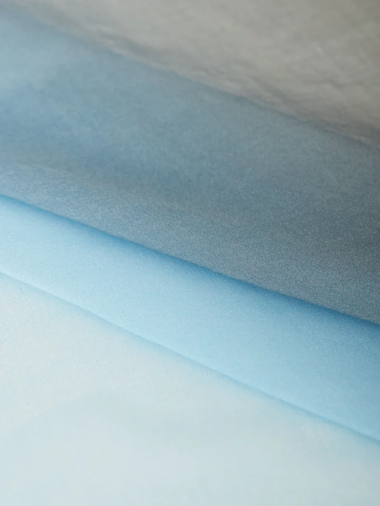BLUE AND GREY SCARF