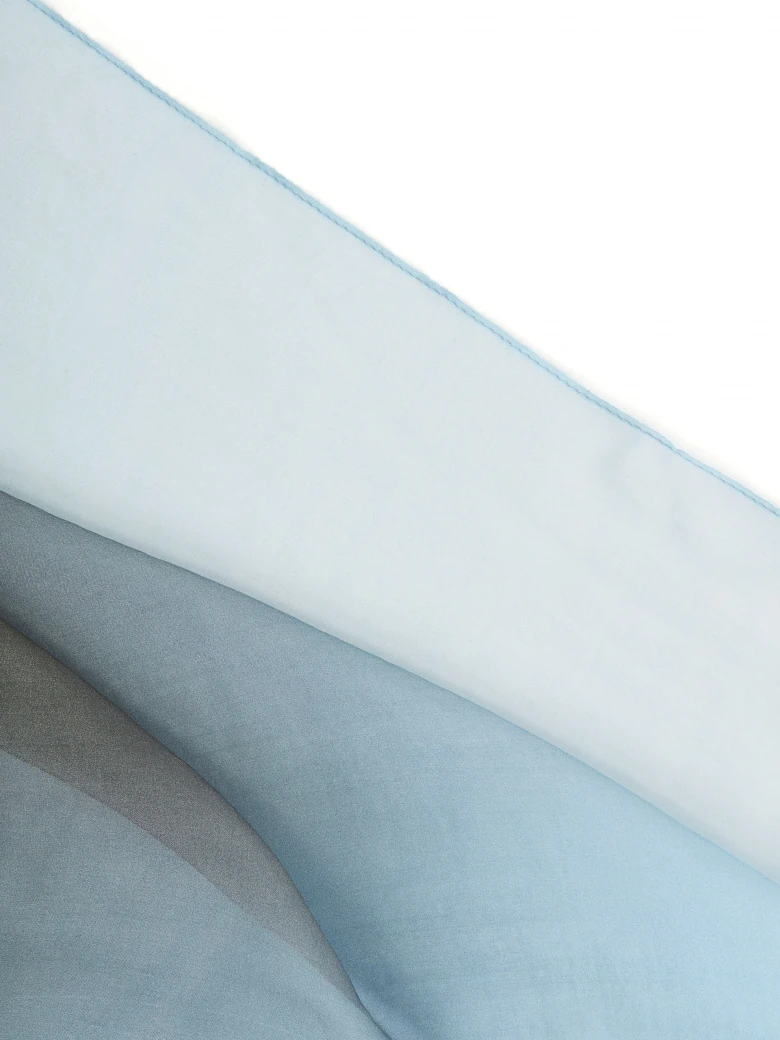 BLUE AND GREY SCARF