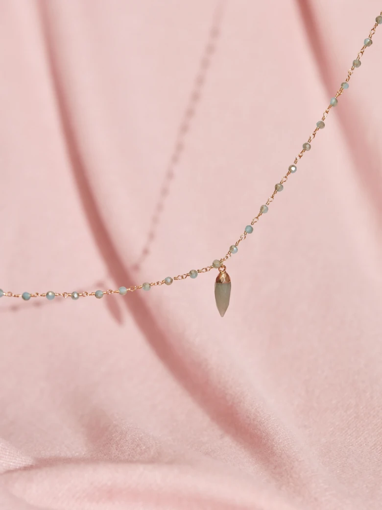 NATURAL STONE NECKLACE