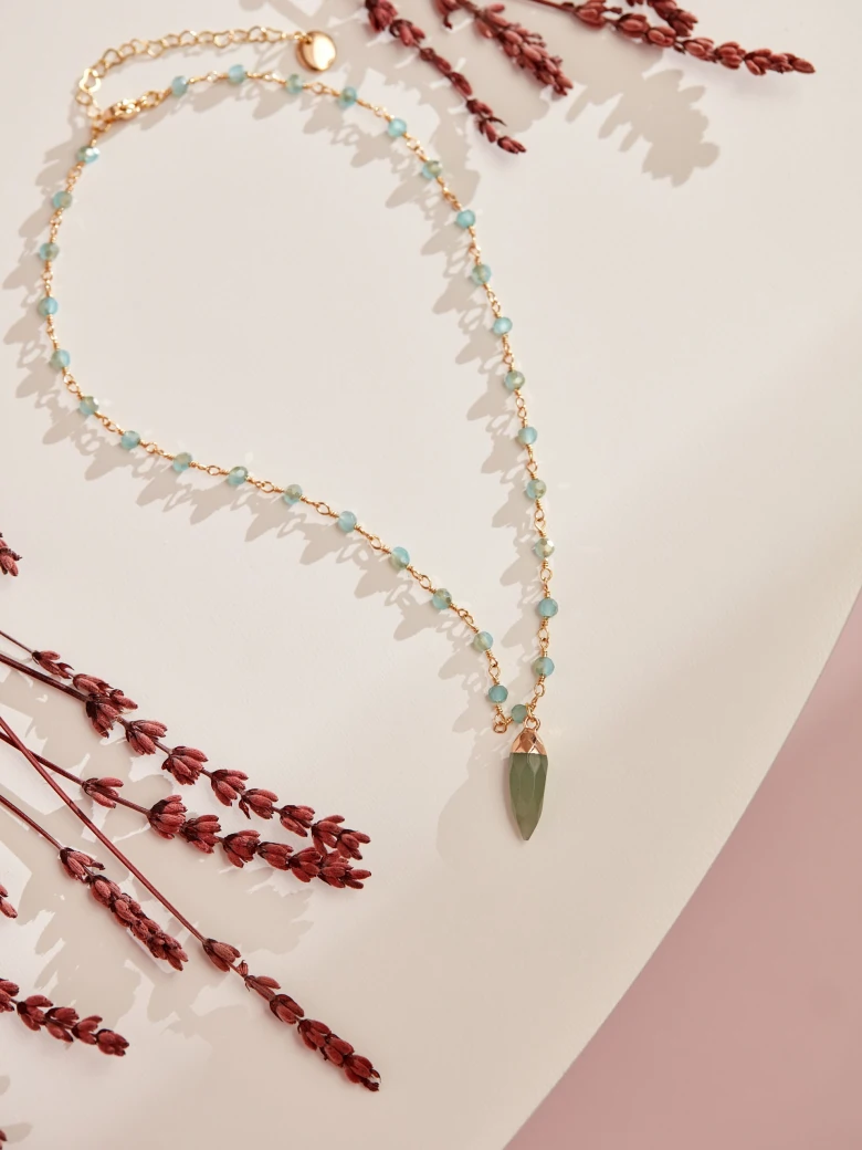 NATURAL STONE NECKLACE