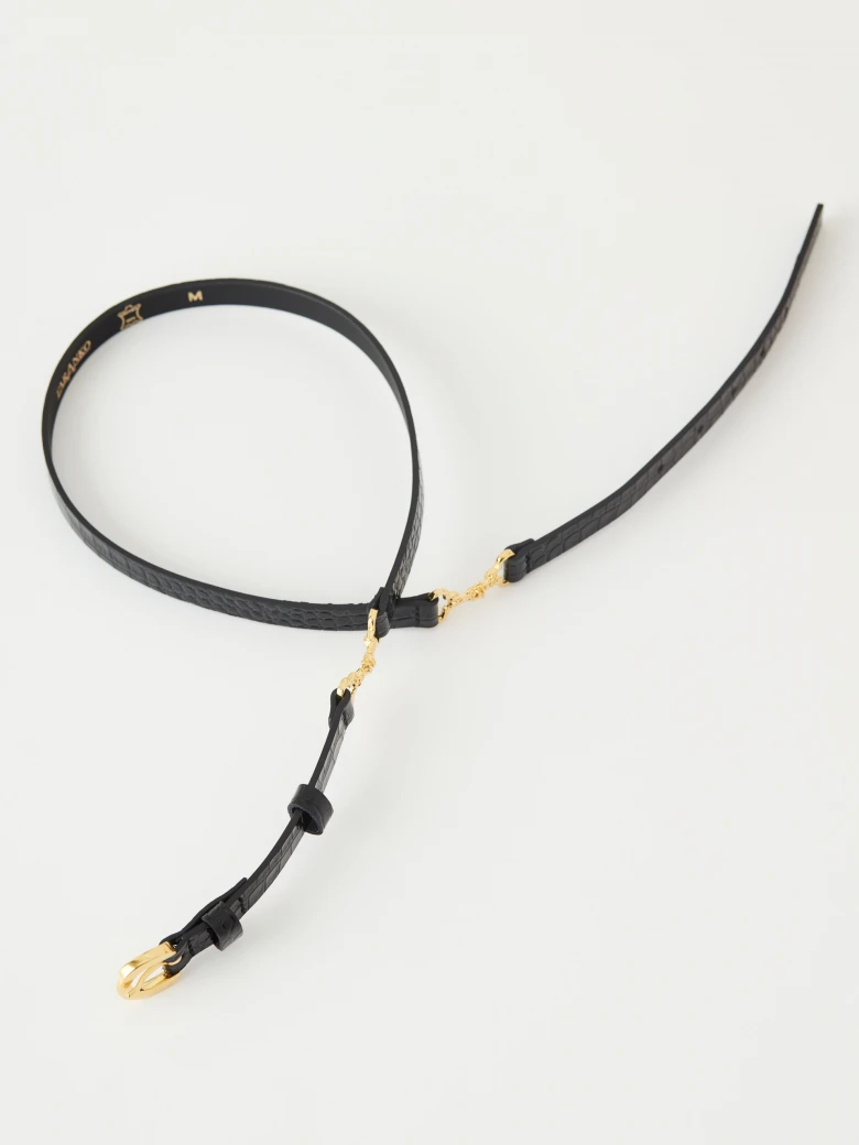 Narrow black belt