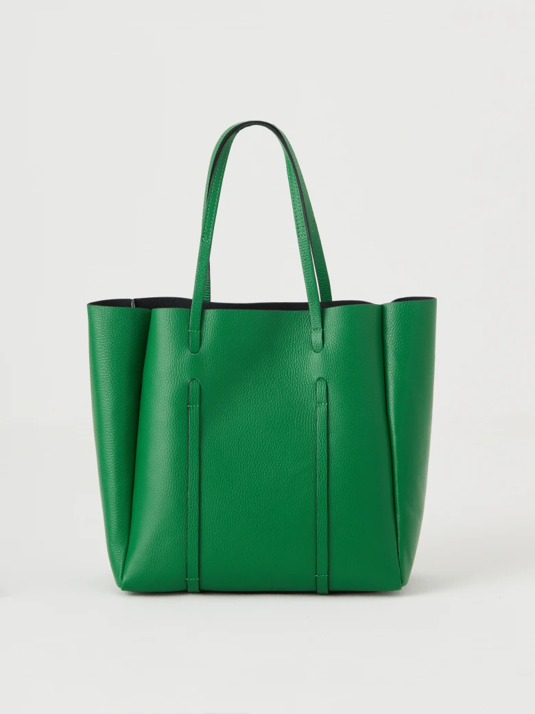 Zielona torebka shopper
