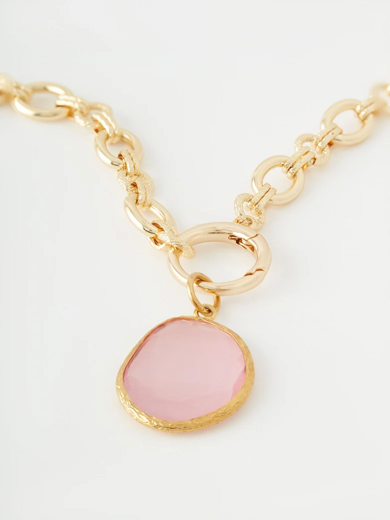 Handmade cat eye necklace