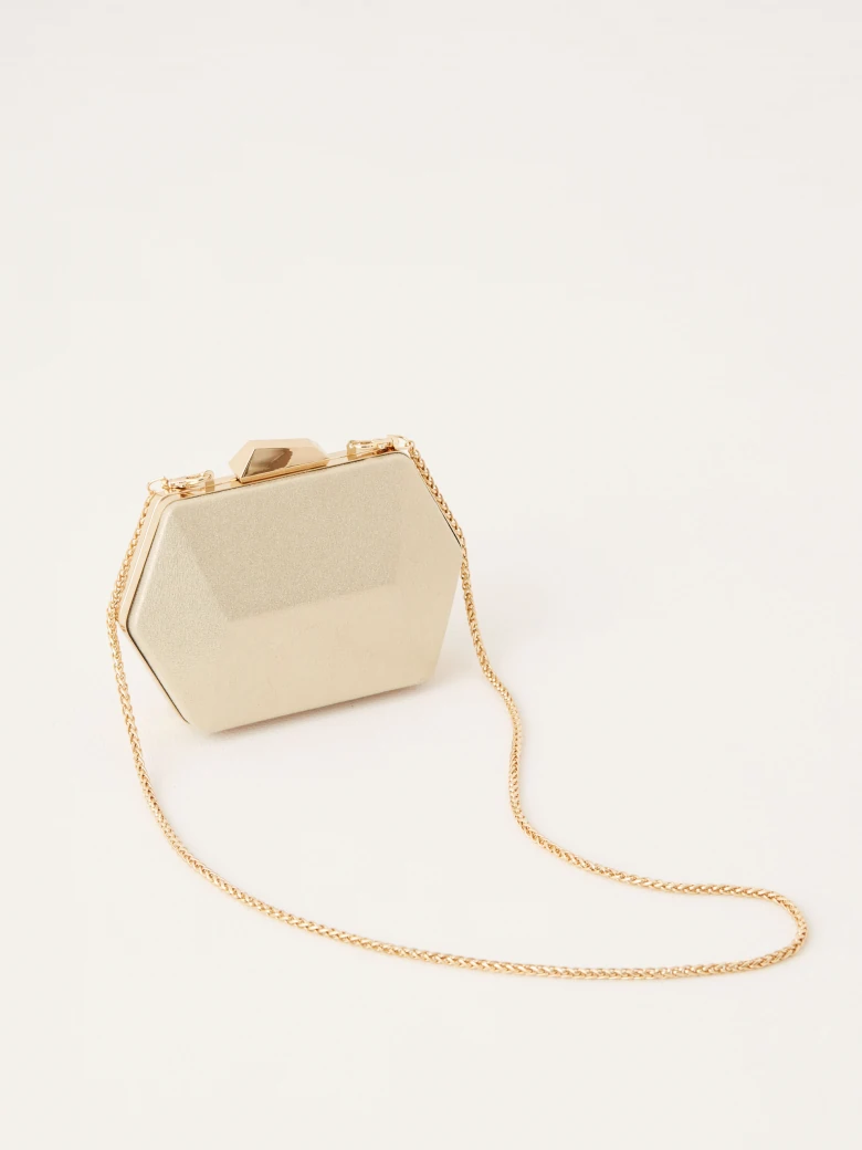Gold chain handbag