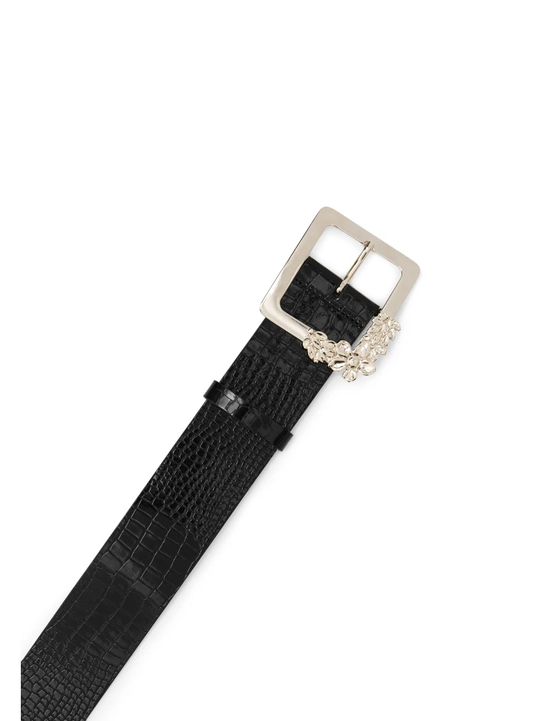 WIDE BLACK BELT