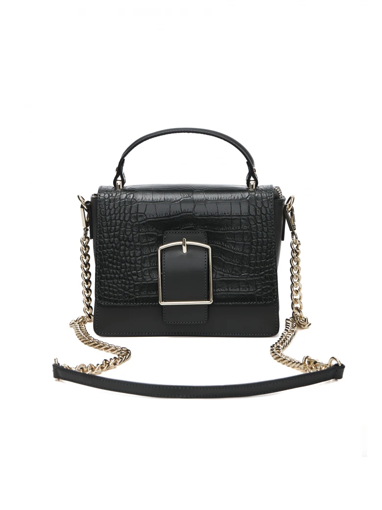 DARK GREEN CHAIN HANDBAG
