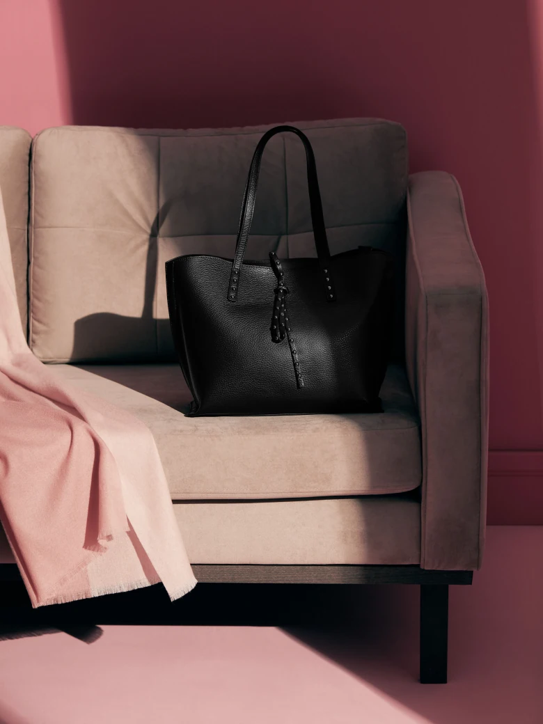 CZARNA TOREBKA SHOPPER