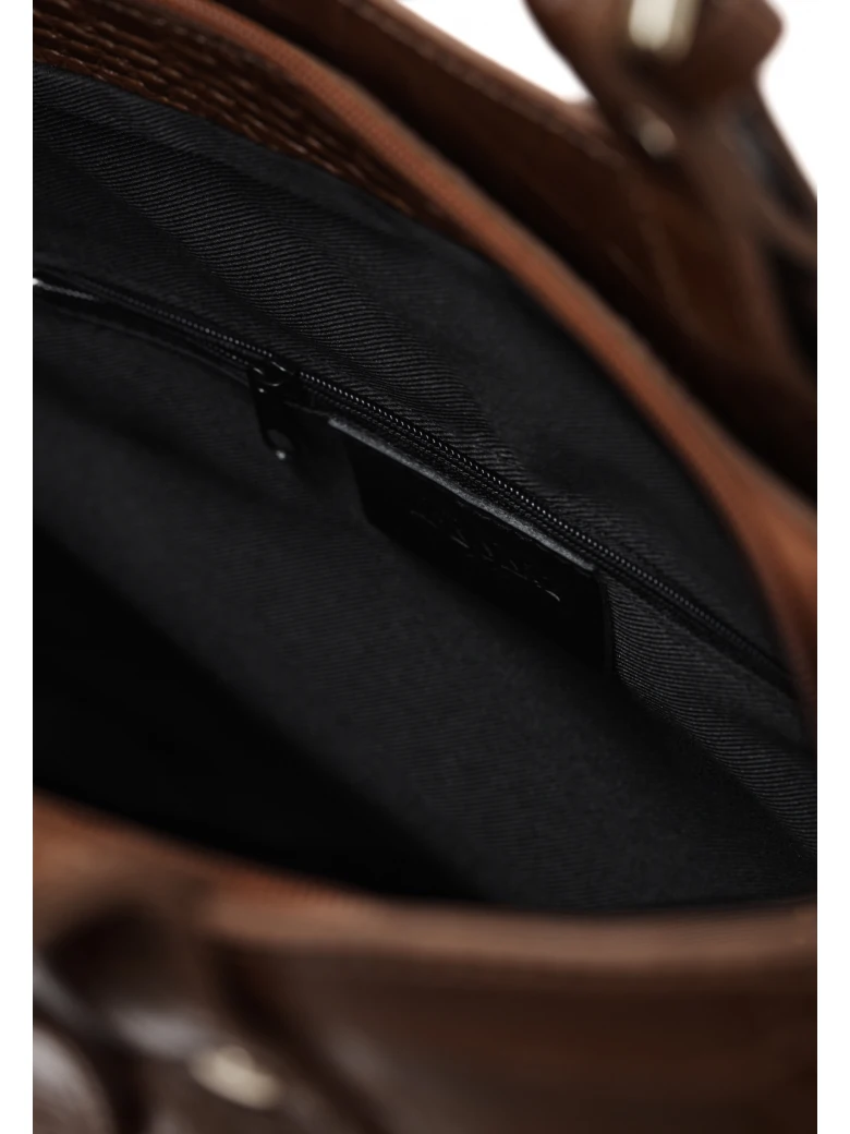 LARGE BROWN HANDBAG