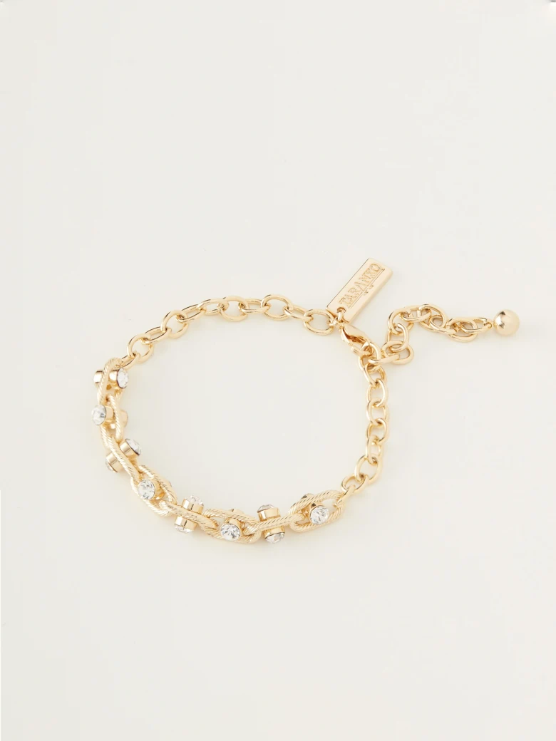 Bracelet with embedded crystals